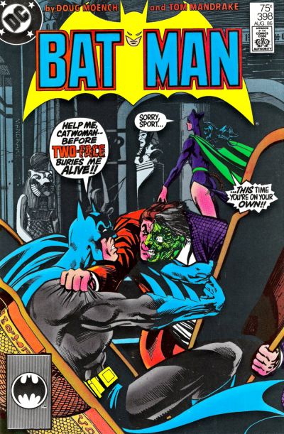 Cover for Batman (DC, 1940 series) #398 [Second Printing DC Multi-pack]