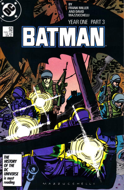 Cover for Batman (DC, 1940 series) #406 [Direct]