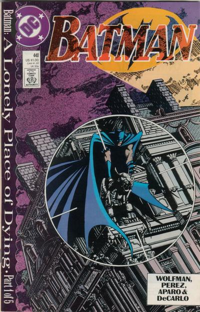 Cover for Batman (DC, 1940 series) #440 [Direct]