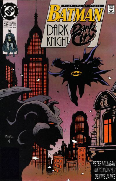 Cover for Batman (DC, 1940 series) #452 [Direct]