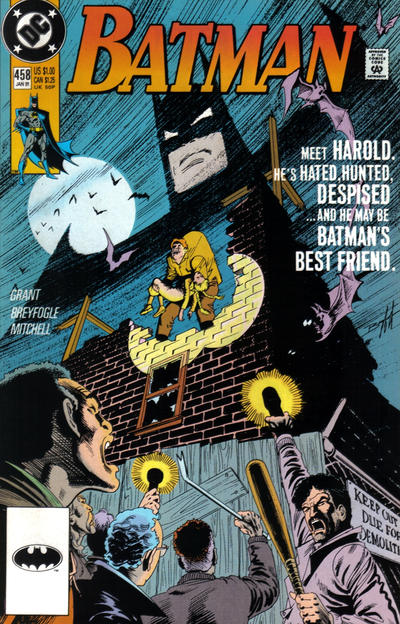 Cover for Batman (DC, 1940 series) #458 [Direct]