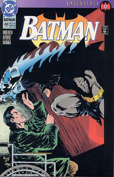 Cover for Batman (DC, 1940 series) #499 [Direct]