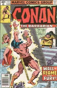 Cover for Conan the Barbarian (Marvel, 1970 series) #111 [Newsstand]