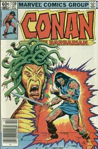 Cover for Conan the Barbarian (Marvel, 1970 series) #139 [Newsstand]