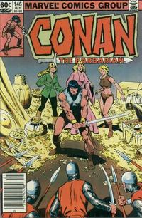 Cover for Conan the Barbarian (Marvel, 1970 series) #146 [Newsstand]