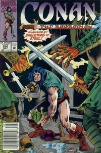 Cover for Conan the Barbarian (Marvel, 1970 series) #256 [Newsstand]