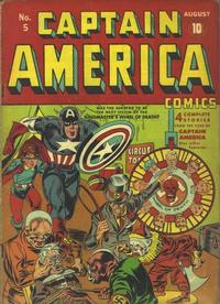 Cover Thumbnail for Captain America Comics (Marvel, 1941 series) #5