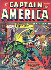 Cover Thumbnail for Captain America Comics (Marvel, 1941 series) #6