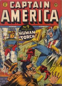 Cover Thumbnail for Captain America Comics (Marvel, 1941 series) #21