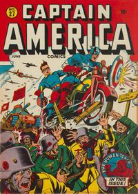 Cover for Captain America Comics (Marvel, 1941 series) #27