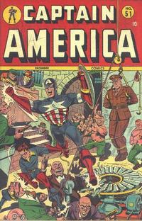 Cover for Captain America Comics (Marvel, 1941 series) #51