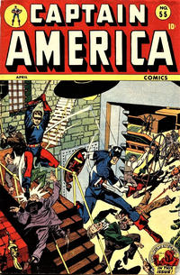 Cover Thumbnail for Captain America Comics (Marvel, 1941 series) #55
