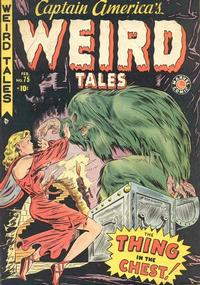 Cover for Captain America's Weird Tales (Marvel, 1949 series) #75