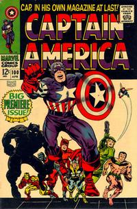 Cover Thumbnail for Captain America (Marvel, 1968 series) #100