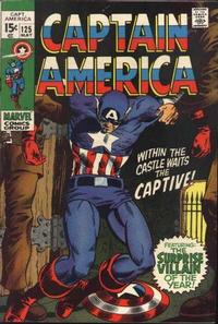 Cover for Captain America (Marvel, 1968 series) #125