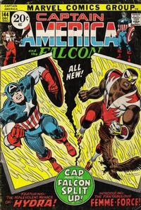 Cover for Captain America (Marvel, 1968 series) #144