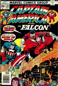 Cover for Captain America (Marvel, 1968 series) #201 [Regular Edition]