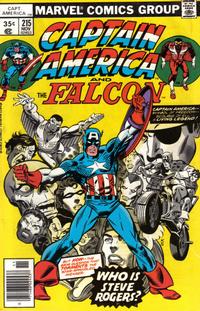 Cover for Captain America (Marvel, 1968 series) #215 [Regular Edition]