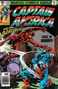 Cover Thumbnail for Captain America (Marvel, 1968 series) #234 [Newsstand]