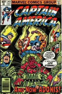 Cover for Captain America (Marvel, 1968 series) #243 [Newsstand]