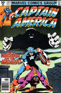 Cover Thumbnail for Captain America (Marvel, 1968 series) #251 [Newsstand]
