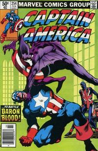 Cover Thumbnail for Captain America (Marvel, 1968 series) #254 [Newsstand]