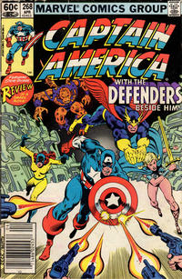 Cover Thumbnail for Captain America (Marvel, 1968 series) #268 [Newsstand]