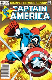 Cover Thumbnail for Captain America (Marvel, 1968 series) #275 [Newsstand]