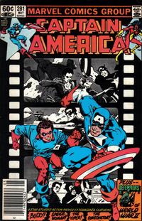 Cover Thumbnail for Captain America (Marvel, 1968 series) #281 [Newsstand]