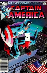 Cover Thumbnail for Captain America (Marvel, 1968 series) #284 [Newsstand]