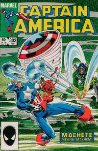 Cover for Captain America (Marvel, 1968 series) #302 [Direct]