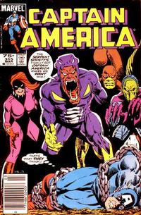 Cover Thumbnail for Captain America (Marvel, 1968 series) #315 [Newsstand]
