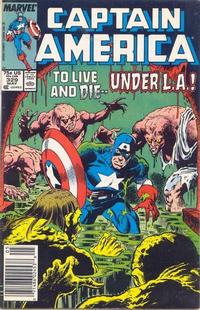Cover for Captain America (Marvel, 1968 series) #329 [Newsstand]