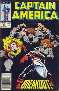 Cover Thumbnail for Captain America (Marvel, 1968 series) #340 [Newsstand]