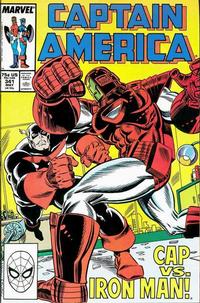 Cover for Captain America (Marvel, 1968 series) #341 [Direct]