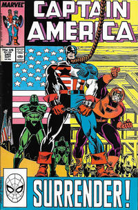 Cover for Captain America (Marvel, 1968 series) #345 [Direct]