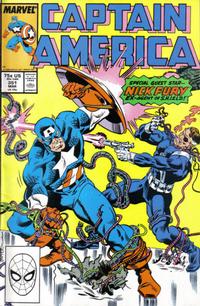 Cover for Captain America (Marvel, 1968 series) #351 [Direct]