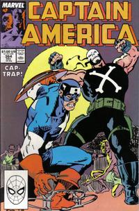 Cover for Captain America (Marvel, 1968 series) #364 [Direct]