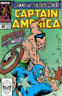 Cover for Captain America (Marvel, 1968 series) #365 [Direct]