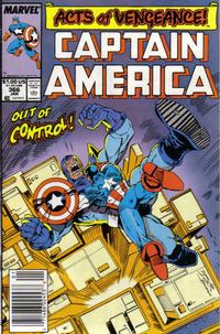 Cover for Captain America (Marvel, 1968 series) #366 [Newsstand]