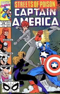 Cover for Captain America (Marvel, 1968 series) #376 [Direct]