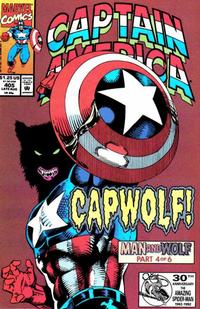Cover for Captain America (Marvel, 1968 series) #405 [Direct]