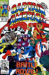Cover for Captain America (Marvel, 1968 series) #412 [Direct]