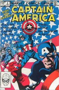 Cover Thumbnail for Captain America Annual (Marvel, 1971 series) #6 [Direct]