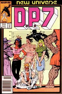 Cover Thumbnail for D.P. 7 (Marvel, 1986 series) #1 [Newsstand]