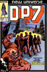 Cover Thumbnail for D.P. 7 (Marvel, 1986 series) #11 [Direct]