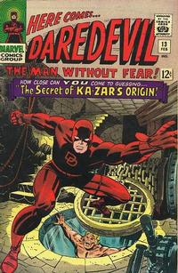 Cover Thumbnail for Daredevil (Marvel, 1964 series) #13