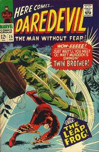 Cover for Daredevil (Marvel, 1964 series) #25