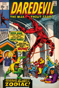 Cover Thumbnail for Daredevil (Marvel, 1964 series) #73