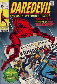 Cover Thumbnail for Daredevil (Marvel, 1964 series) #75